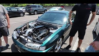 TwinTurbo LS Swapped 240sx Goes for Its First Drive [upl. by Grimbald]