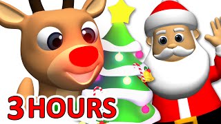 quotKids Christmas Songsquot 3 Hours  Rudolf Santa Claus Frosty amp More Children Busy Beavers [upl. by Merrow]