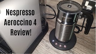 Nespresso Aeroccino 4 Milk Frother Review  Worth upgrading from the Aeroccino 3 [upl. by Retep248]