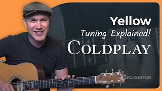 Yellow by Coldplay  Easy Guitar Lesson [upl. by Jacobina]