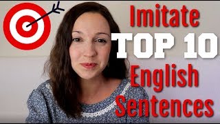 How to Pronounce TOP 10 English Sentences [upl. by Aihsenek]