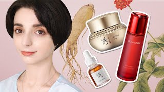 Korean Skin Care Products for Anti Aging The Secrets of Korean Ginseng  안티에이징 스킨케어 루틴 [upl. by Schonthal]