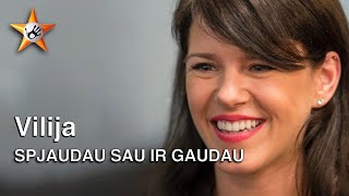 Vilija  Spjaudau Sau Ir Gaudau Lyric Video • Kelias Į Žvaigždes [upl. by Rosenberger]