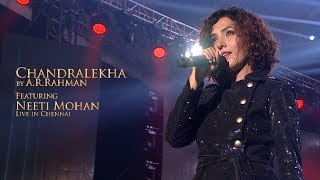 Chandralekha Konjam Nilavu by AR Rahman feat Neeti Mohan LIVE in Chennai [upl. by Seiden273]