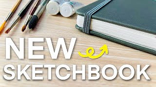 Starting a NEW Sketchbook  3 Tips For Your FIRST Page [upl. by Sarine521]