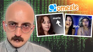 Hacking Into OMEGLE Calls Prank Saying Their Name Part 3 [upl. by Josephina673]