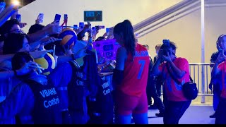 Türkiye team star players interacting with fans after match [upl. by Gnohp123]