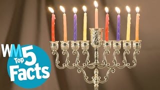 Top 5 Fun amp Interesting Facts about Hanukkah [upl. by Airdnahs425]