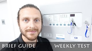 FIRE ALARM WEEKLY TEST  KENTEC QUICK GUIDE [upl. by Lundgren202]