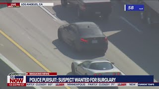 California police chase BMW hits 150 mph trying to escape from officers  LiveNOW from FOX [upl. by Gnahc82]