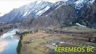 Keremeos BC Canada Similkameen River Drone Footage [upl. by Boak]