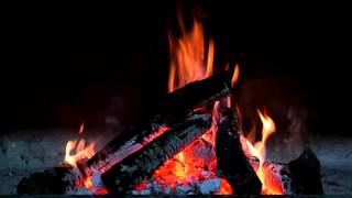 Cozy Crackling Fire – 9 Hour HD Virtual Fireplace – Sleep Sound Ambience Romance [upl. by Atisor]