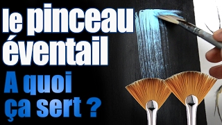 A quoi sert le pinceau éventail   fan brush [upl. by Naraj]