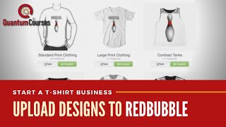 Redbubble Tutorial  Upload Your First Design [upl. by Lillian]