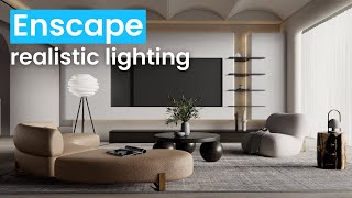 Enscape Realistic Lighting  Everything You MUST Know [upl. by Emera820]