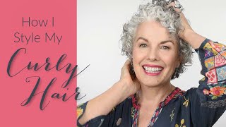 KerryLou’s Curly Hair Routine – Define curl tame frizz and add volume [upl. by Pouncey]