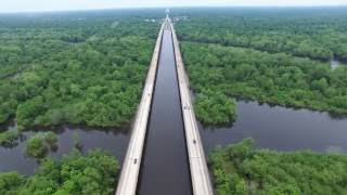 Atchafalaya Basin Bridge Breaux Bridge Louisiana4K 6 [upl. by Agace831]