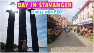 Exploring Stavanger Norway  PampO Britannia Cruise Vlog [upl. by Tanhya]