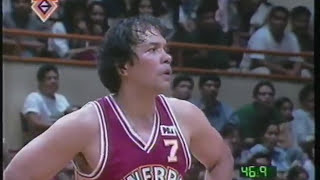 1996 PBA AllFilipino Cup Ginebra San Miguel vs San Miguel Beermen 4th Quarter [upl. by Aneehsirk881]