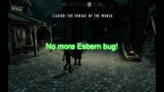 Skyrim  How to fix Esbern bug [upl. by Porta]