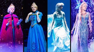 Evolution of Elsas quotLet It Goquot Frozen Dress Transformation Magic In Disney Parks  DIStory Ep 30 [upl. by Flora390]