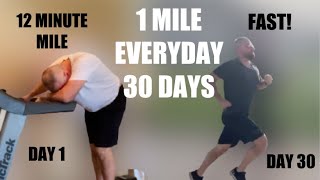 Running 1 Mile Everyday For 30 Days  Result [upl. by Grishilde]