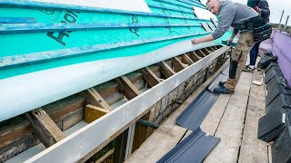 FINISHING THE EAVES  Timber Fascias amp Soffits [upl. by Liagabba]