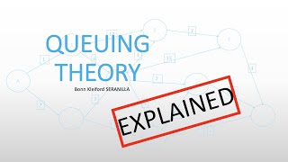 Queuing Theory Tutorial  QueuesLines Characteristics Kendall Notation MM1 Queues [upl. by Dnyletak708]