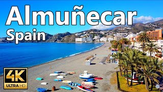 Almuñecar walk Costa Tropical Beach Promenade  Virtual Walk  Andalucia  4k 60fps Spain [upl. by Hctud]