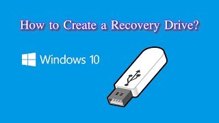 Top 2 Ways to Create a Windows 10 USB Recovery Drive [upl. by Yorker504]