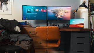 Modern IKEA Desk Setup Makeover [upl. by Tami]