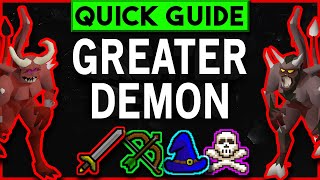 OSRS Greater Demon Slayer Guide  ALL LOCATIONS  Quick Guide 2021 [upl. by Dimitris]