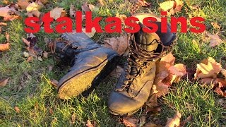 Stalkasins  Moccasins made from Army Boots [upl. by Idieh]