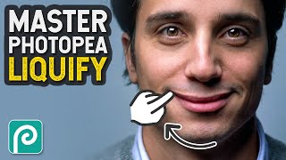 How to use the LIQUIFY Tool in Photopea Photopea Fundamentals [upl. by Llener]