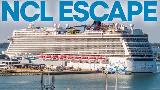 Norwegian Escape Sailaway from Port Canaveral FL [upl. by Druci]