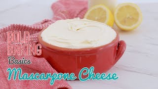 How to make Homemade Mascarpone Italian Cream Cheese Recipe [upl. by Rahal876]