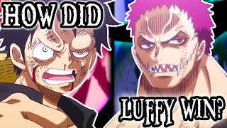 Luffy vs Katakuri  What Happened  One Piece Discussion [upl. by Aytida]