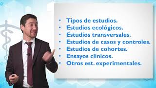 Salud Pública 10 Tipos de Estudios Epidemiológicos [upl. by Auqenes]