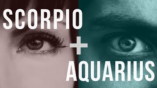 Scorpio amp Aquarius Sun Love Compatibility [upl. by Llireva747]