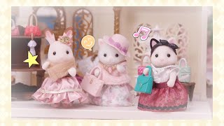 The Most Glamorous Gowns 👗 Toy Play  Sylvanian Families [upl. by Asyla]