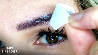 How To Use Temporary Eyebrow Tattoos [upl. by Bourgeois]