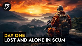 Day 1 Solo Survival  SCUM Gameplay [upl. by Malanie]