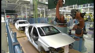 Mercedes AClass production  Rastatt Germany [upl. by Hanfurd]