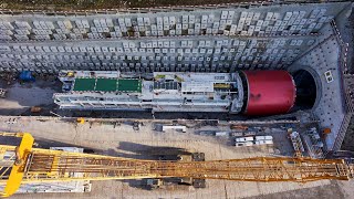 Eppenberg SBB Railway Tunnel  From installation to the breakthrough [upl. by Rikahs]