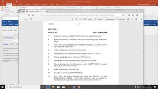 Computer Practice N4 Summary Revision on Editing a Word Document  Lesson 15  Mr MH Mahlalela [upl. by Adahs364]