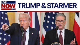 FULL Trump Starmer hold joint press conference from White House [upl. by Nigrom490]