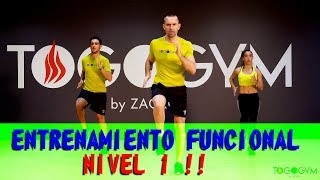 FUNCTIONAL TRAINING 1  Entrenamiento funcional  Sentadilla  Lunge  Plancha abdominal  Skipping [upl. by Netnert]