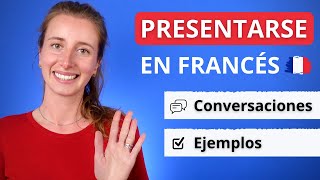 Cómo Presentarse En Francés 🇫🇷 Conversaciones Básicas Ejemplos [upl. by Tray892]