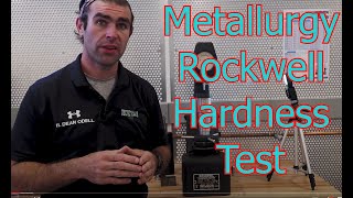 Rockwell Hardness Test Demonstration [upl. by Zetrac998]