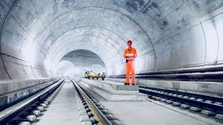 Bizarre ceremony opens worlds longest tunnel [upl. by Tadich]